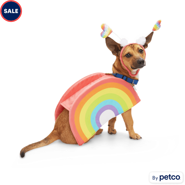 YOULY Pride Rainbow Dog Costume, X-Small - Carousel image #1