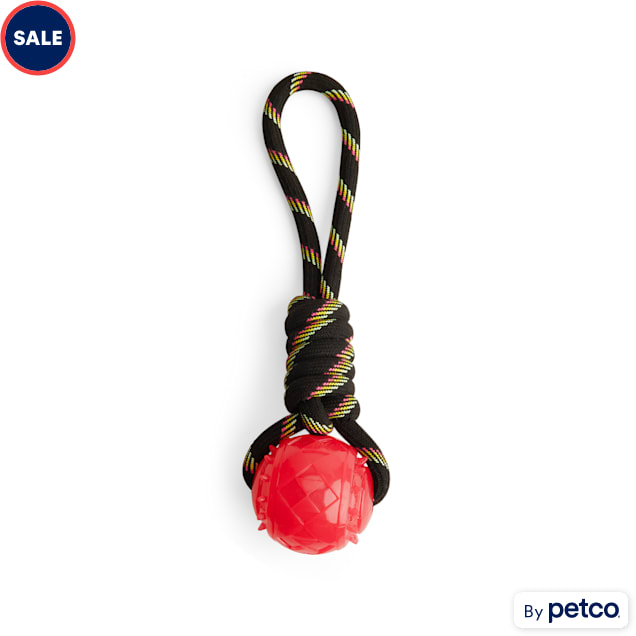 Leaps & Bounds Ball on Rope Dog Toy - Carousel image #1