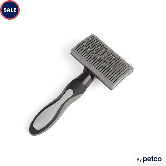 Well & Good Black SelfCleaning Slicker Dog Brush Petco