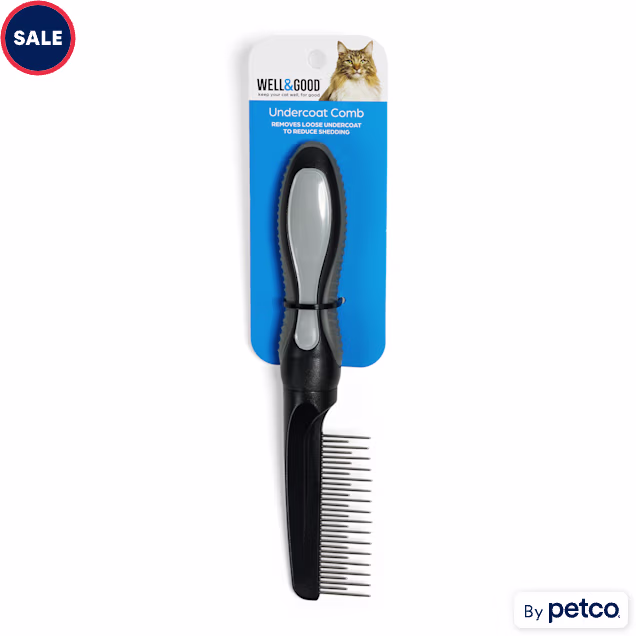 Well & Good Black Undercoat Cat Comb - Carousel image #1