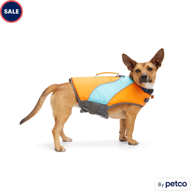 YOULY Orange Blue Dog Float XX Small