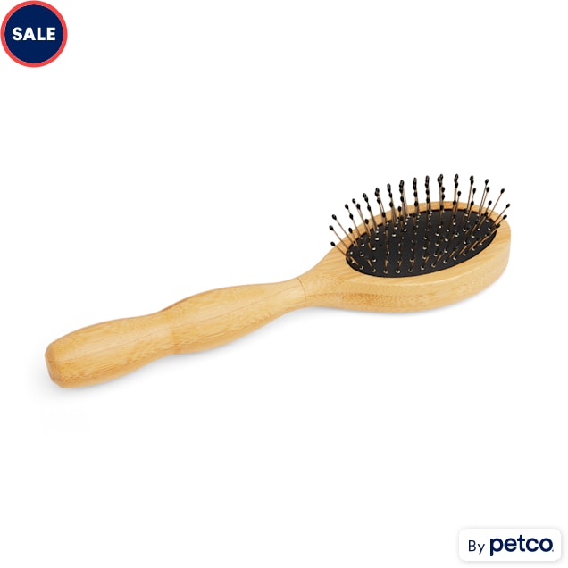 Well & Good Bamboo Cushion Pin Dog Brush, Small Petco