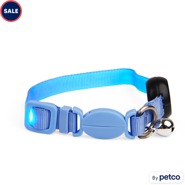 YOULY Blue LED Cat Collar Petco