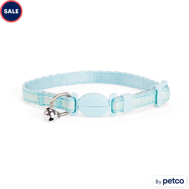 YOULY Iridescent Blue Kitten Collar Petco