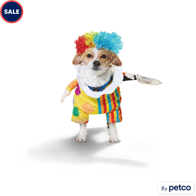 Bootique Ghost Town Clown Illusion Dog & Cat Costume, XX-Small - Carousel image #1