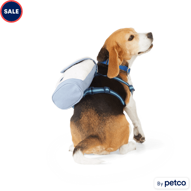 YOULY Ivory Sherpa Dog Backpack X Small Small Petco