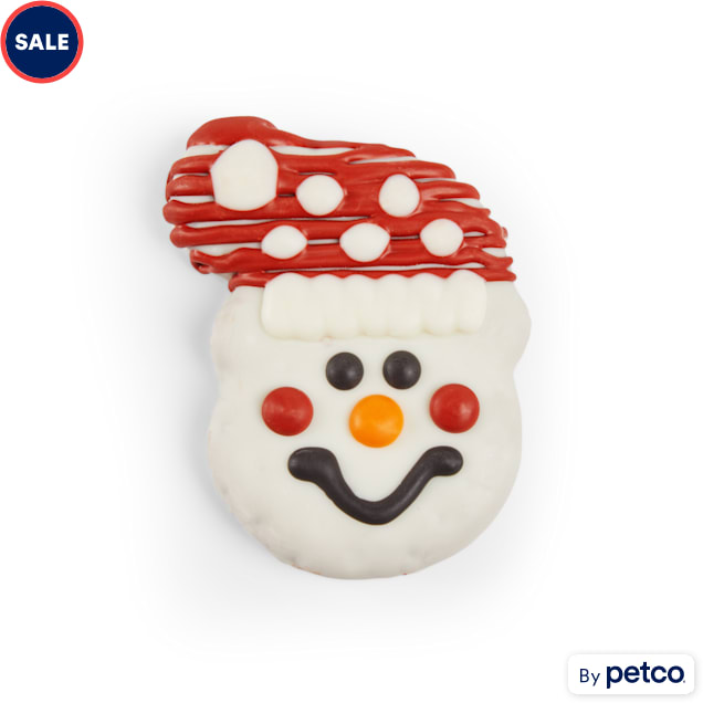 More and Merrier Snowman Dog Cookie, 2.19 oz. - Carousel image #1