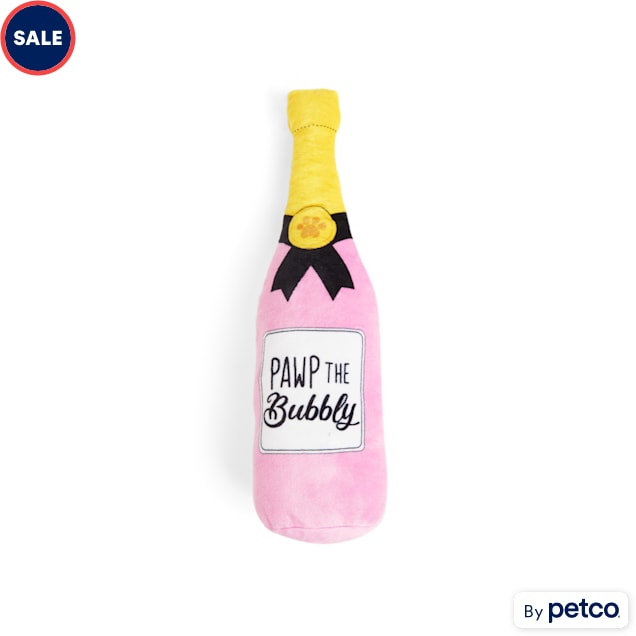 Merry Makings New Years Eve Cheers Plush Dog Toy, Large - Carousel image #1