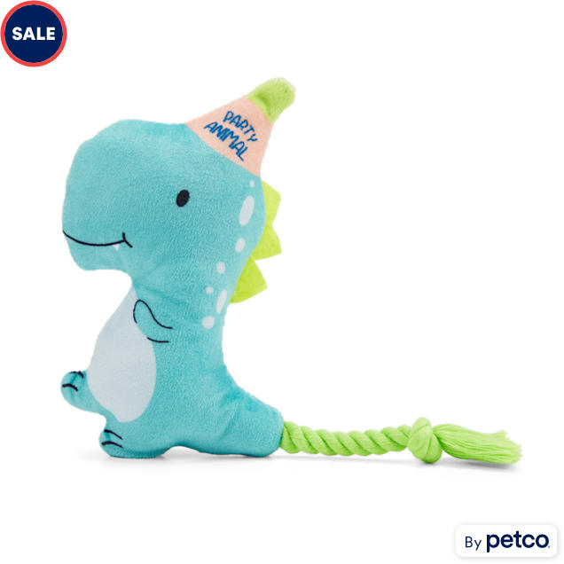 Petco Party Animal Plush Dog Toy in Various Styles, Small