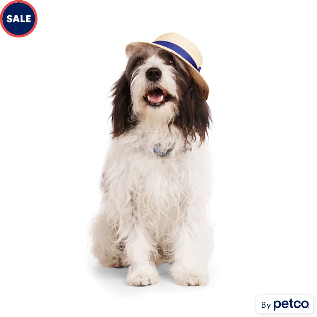 YOULY Straw Hat for Dogs, X-Small/Small