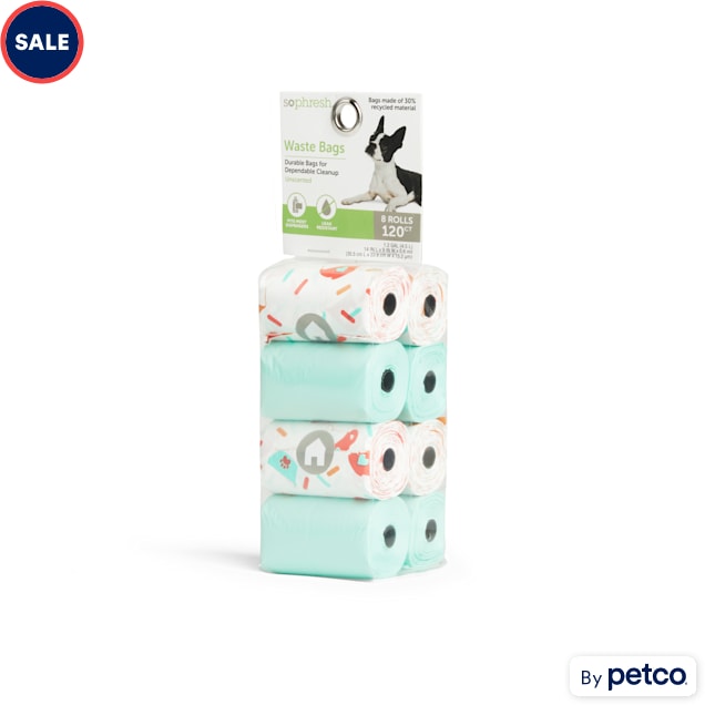 So Phresh Treat Cup Waste Bag Refills for Dogs, Count of 120 - Carousel image #1