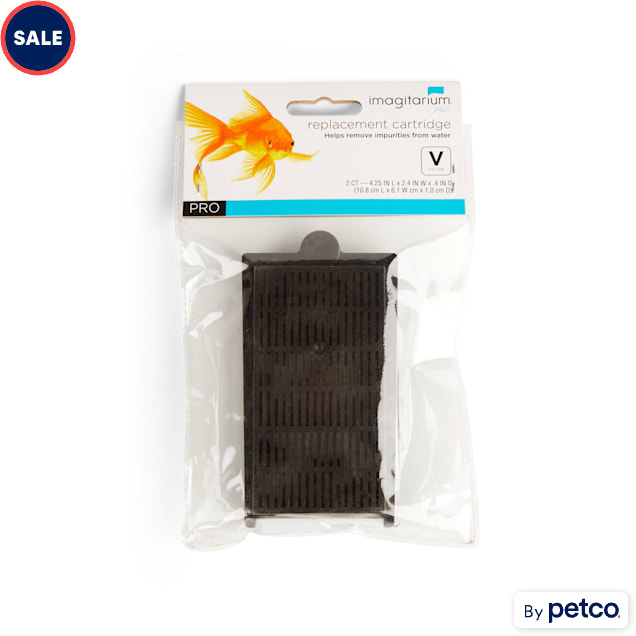 Imagitarium Replacement V Filter Cartridge, Pack of 2 Petco