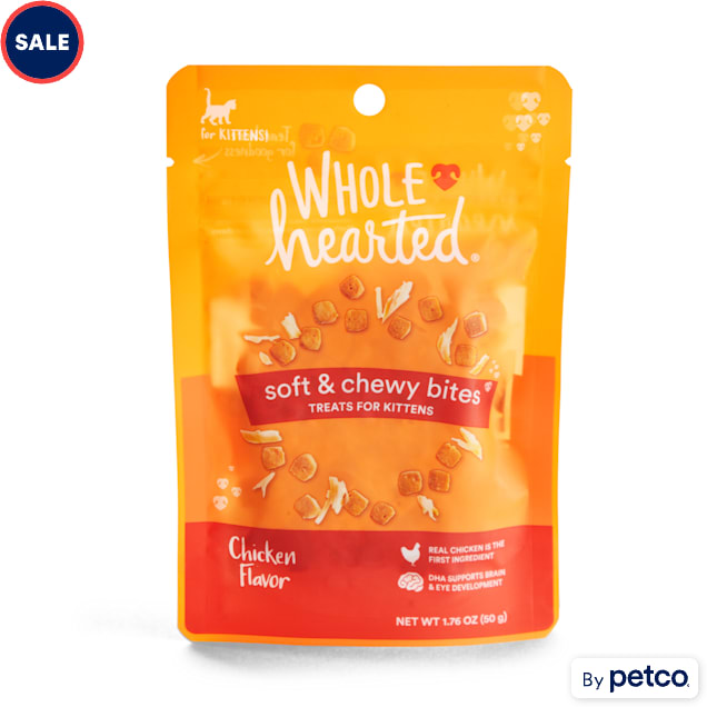 WholeHearted Soft Chewy Chicken Treat for Kittens 1.76 oz