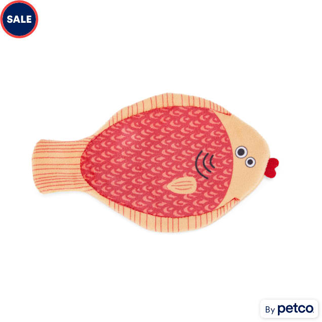 Leaps & Bounds Flatty Fish Cat Toy, X-Small