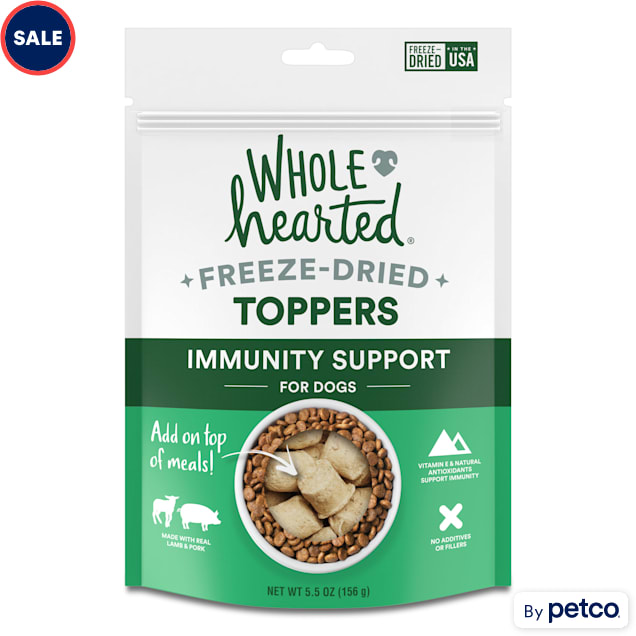 WholeHearted Freeze-Dried Immunity Support Dog Food Toppers, 5.5 oz. - Carousel image #1