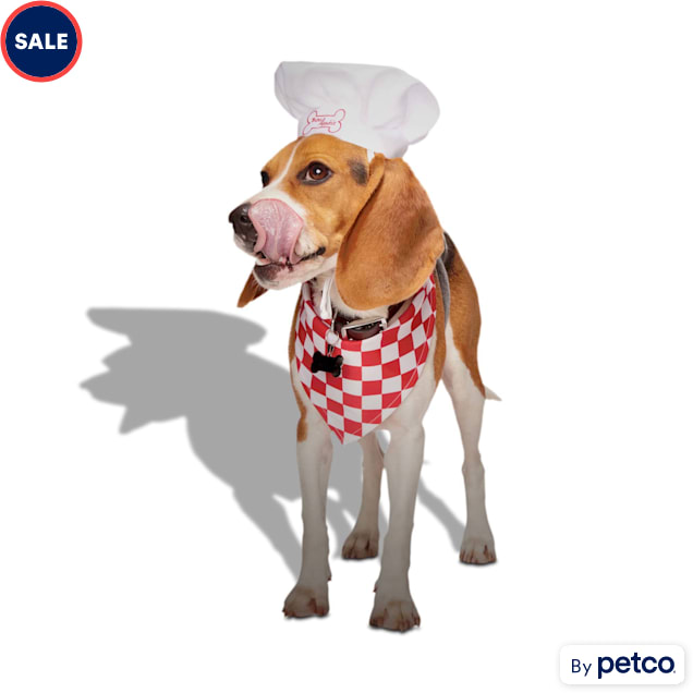 Bootique Chef 2 Piece Headpiece for Dogs Cats Small Medium
