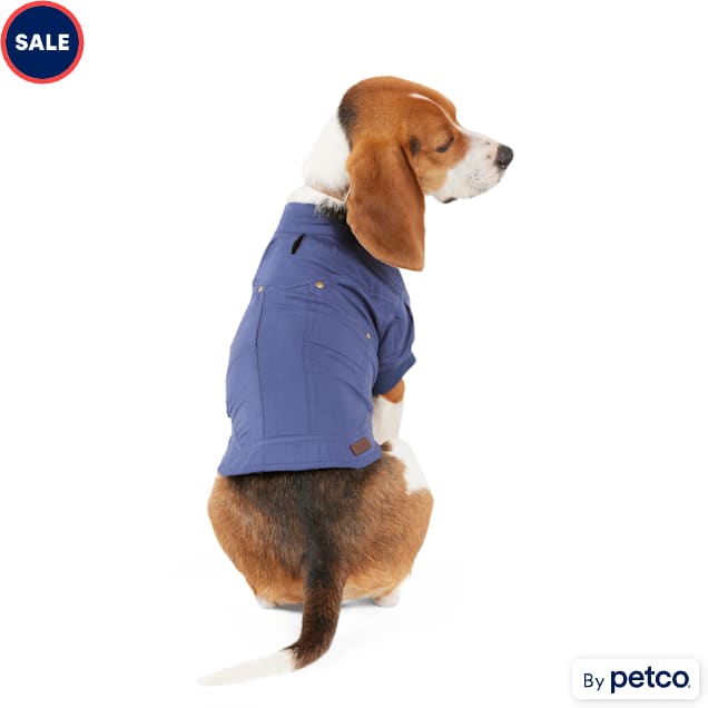 Reddy Tencel Twill Top for Dogs X Small Blue