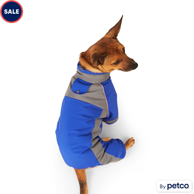 YOULY Snowsuit for Dogs Small Blue Petco