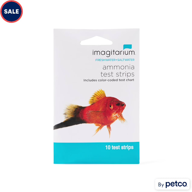 Imagitarium QuickRead Ammonia Test Strips & Color Chart