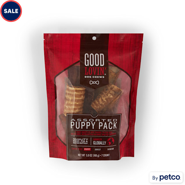 Good Lovin' Assorted Chews for Puppies, 5.9 oz., Count of 7 - Carousel image #1