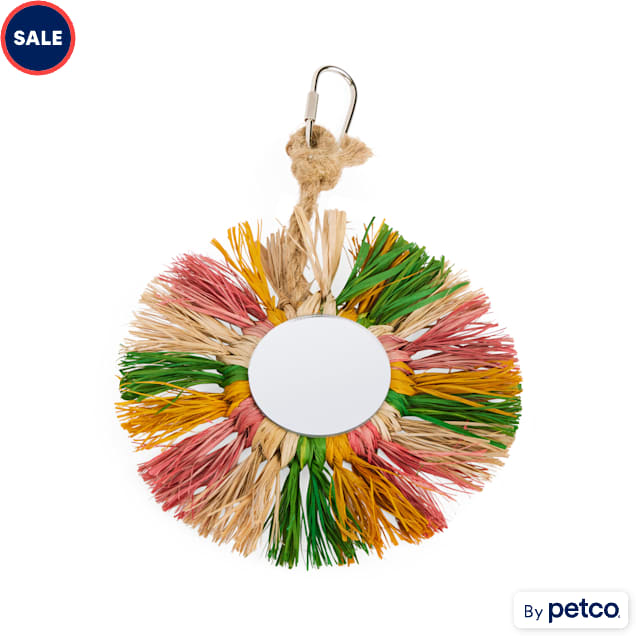 You & Me Straw Hanging Mirror Toy, Small - Carousel image #1