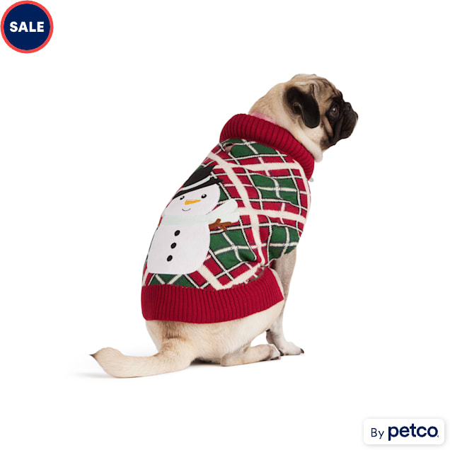 Merry Makings Snowman Sweater for Cats and Dogs XX Small