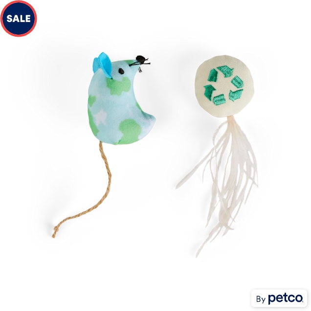 Started As A Bottle Earth Day Cat Toy, Small, Pack of 2 - Carousel image #1