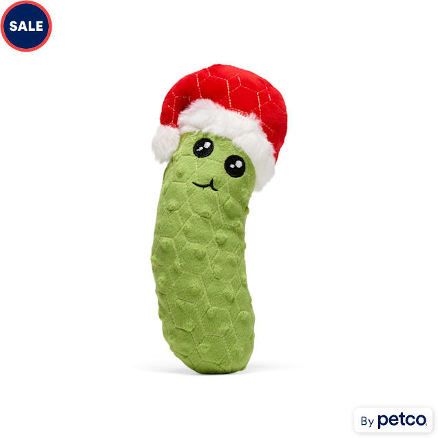 Merry Makings Tough Plush Pickle Dog Toy Medium