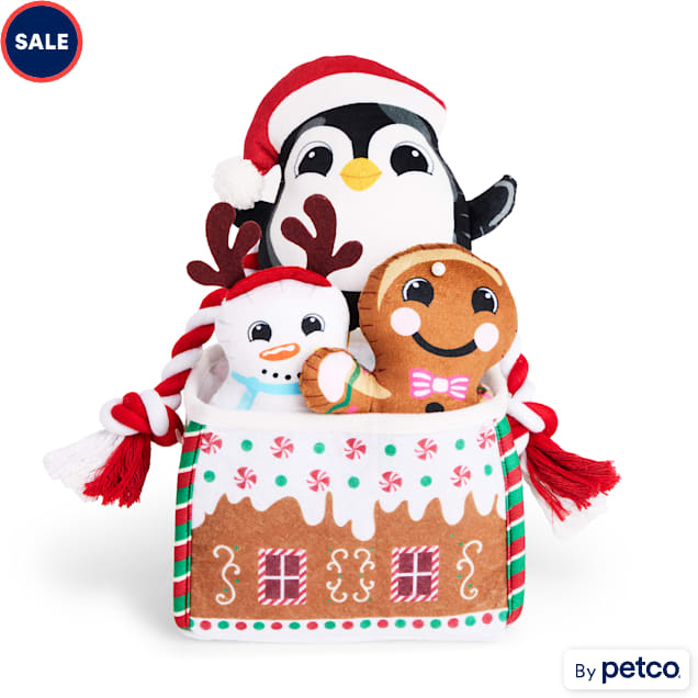 Merry Makings Plush Holiday Dog Toy Medium Pack of 3