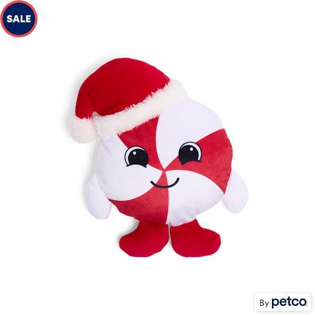 Merry Makings Plush Peppermint Dog Toy Small