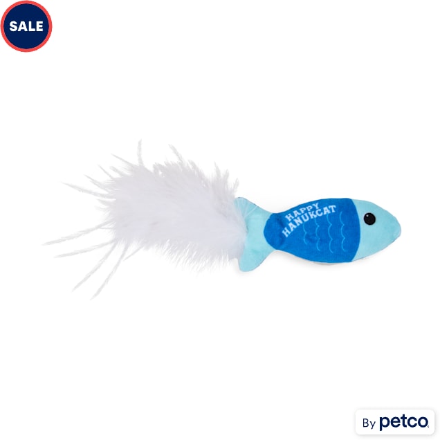 Merry Makings Hanukkah Fish Cat Toy - Carousel image #1