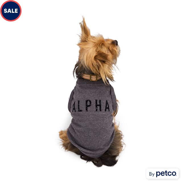 Reddy Alpha Crewneck for Dogs, X-Small, Black - Carousel image #1