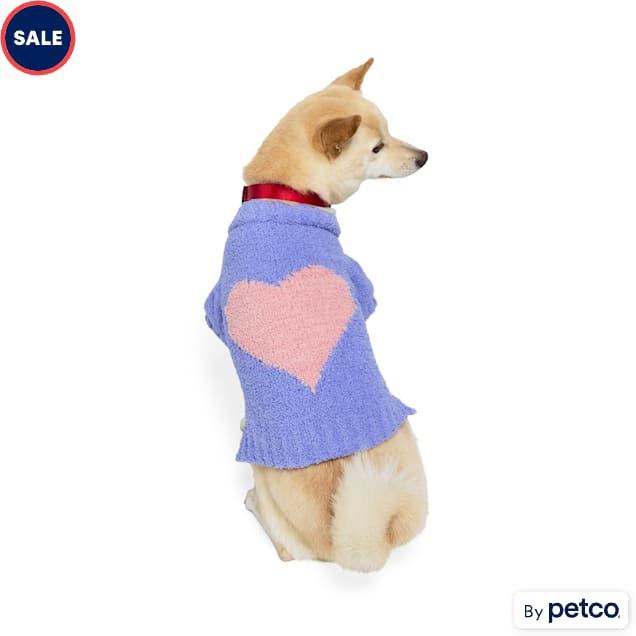YOULY Heart Sweater for Dogs and Cats XX Small Multi Color
