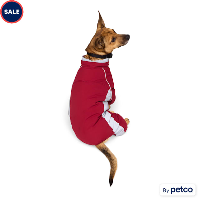 YOULY Snowsuit for Dogs X Small Red Petco