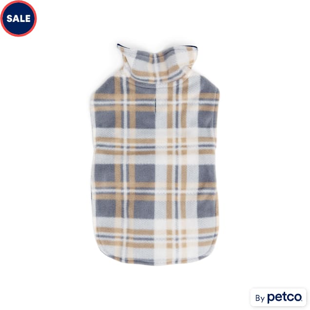 YOULY Reversible Cozy Coat for Dogs, X-Small/Small, Blue - Carousel image #1
