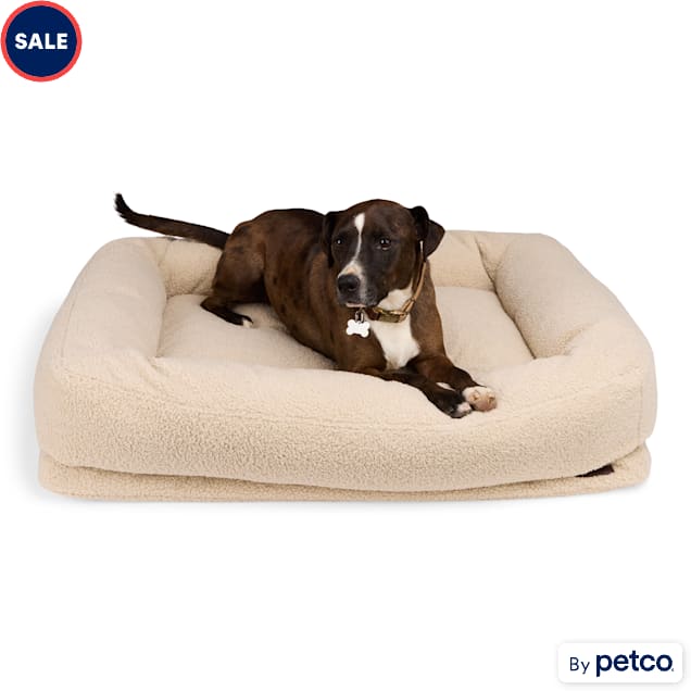 Shearling dog bed best sale