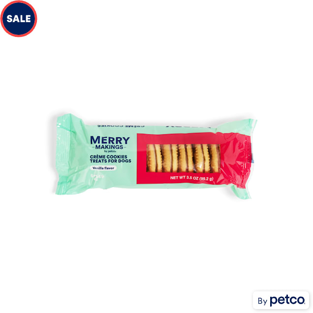 Merry Makings Creme Sandwich Dog Cookies, 3.5 oz. - Carousel image #1