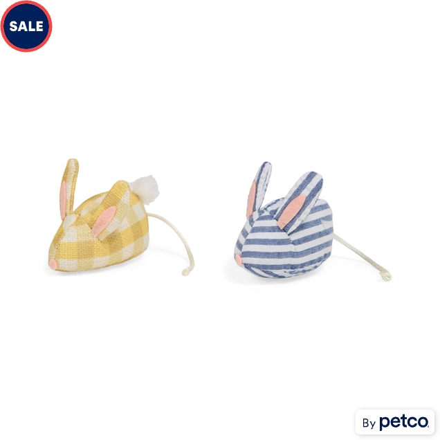 YOULY Easter Mice Cat Toys, Small, Pack of 2 - Carousel image #1