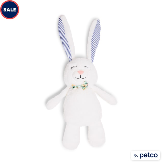 YOULY Bunny Flattie Dog Toy, 18" H, Large - Carousel image #1