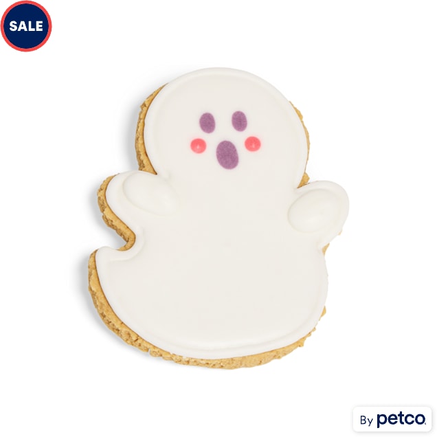 Bootique Ghost-Shaped Cookie Treat for Dogs, 2.12 oz - Carousel image #1