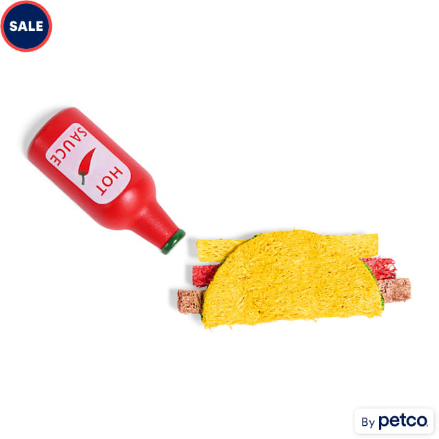 EveryYay Taco Small Animal Chew Toys, Set of 2 - Carousel image #1