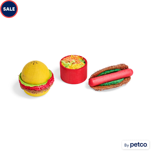 EveryYay Cookout-Themed Small Animal Chew Toys, Set of 3 - Carousel image #1