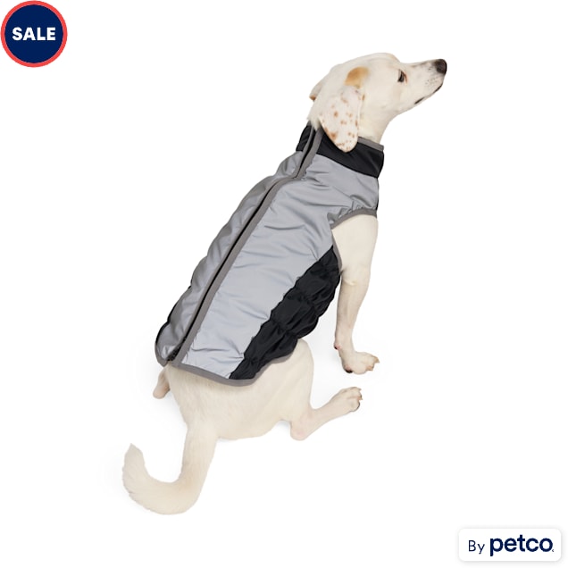 YOULY Reflective Puffer Pet Jacket, XX-Small - Carousel image #1