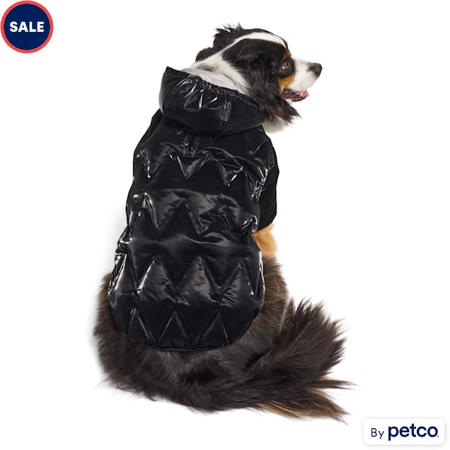Reddy Quilted Hooded Puffer Jacket for Pets, X-Small - Carousel image #1