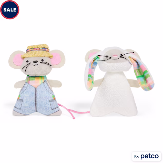 YOULY Easter Mice Cat Toy Set, X-Small, Pack of 2 - Carousel image #1