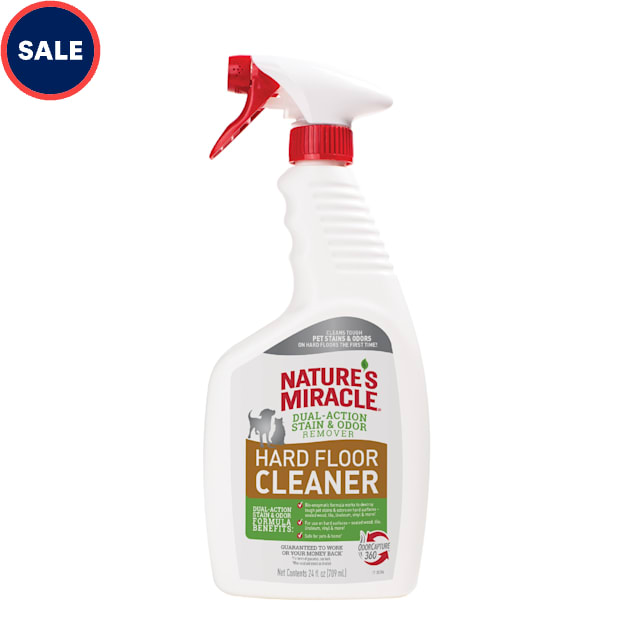 Nature's Miracle Advanced Dual-Action Hard Floor Stain & Odor Remover, 24 oz. - Carousel image #1