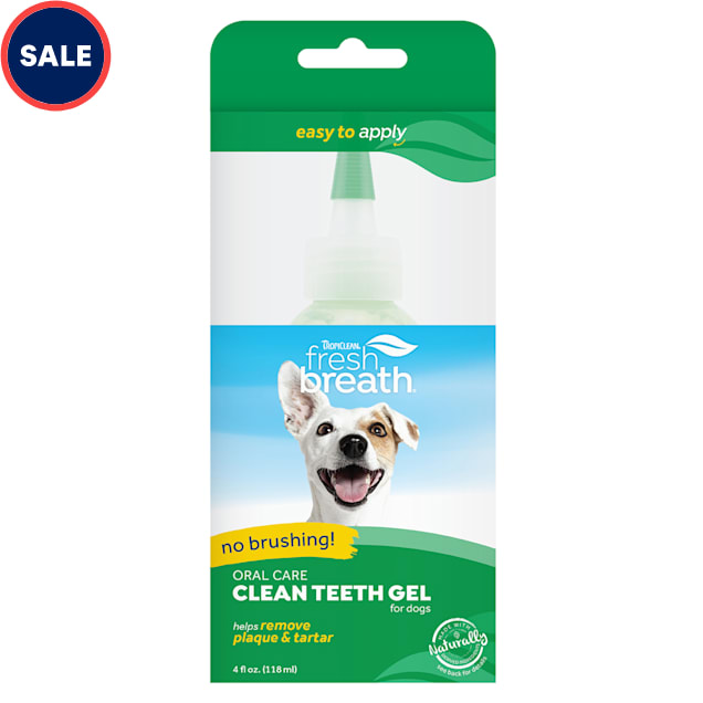 TropiClean Fresh Breath Oral Care Clean Teeth Gel for Dogs, 4 fl. oz. - Carousel image #1