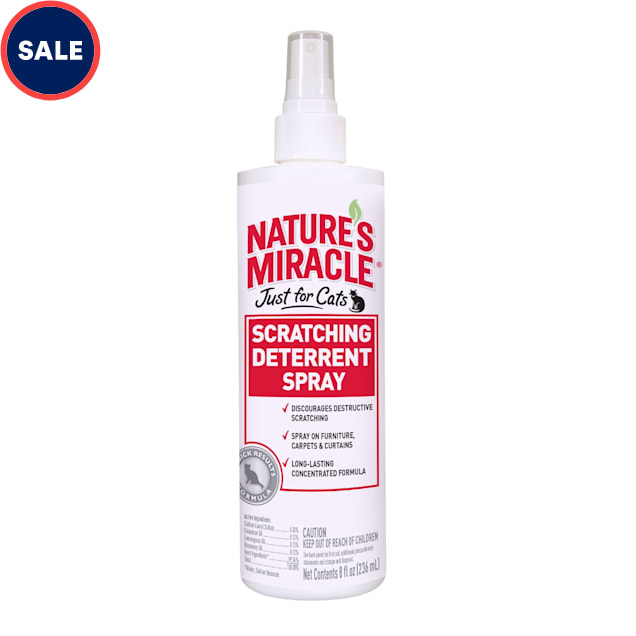 Miracle No Scratch Cat Deter Spray, Spray To Keep Cats Away From Leather Furniture
