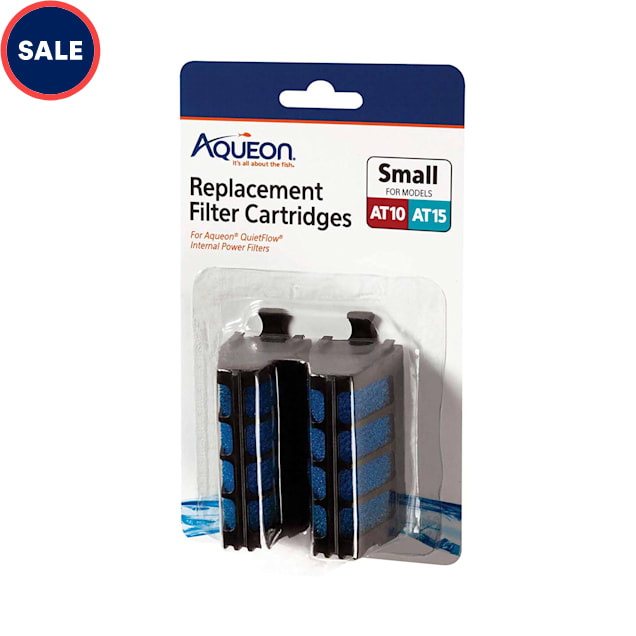 Aqueon QuietFlow Internal Replacement Filter Cartridges, Small, Pack of