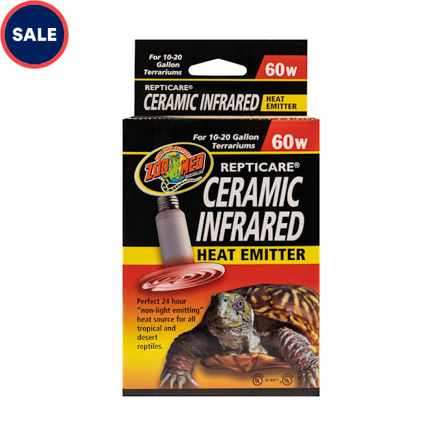 Zoo Med ReptiCare Ceramic Infrared Heat Emitter 60 Watts Zoo Med ReptiCare Ceramic Infrared Heat Emitter 60 Watts